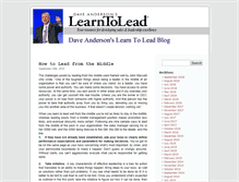 Tablet Screenshot of blog.learntolead.com